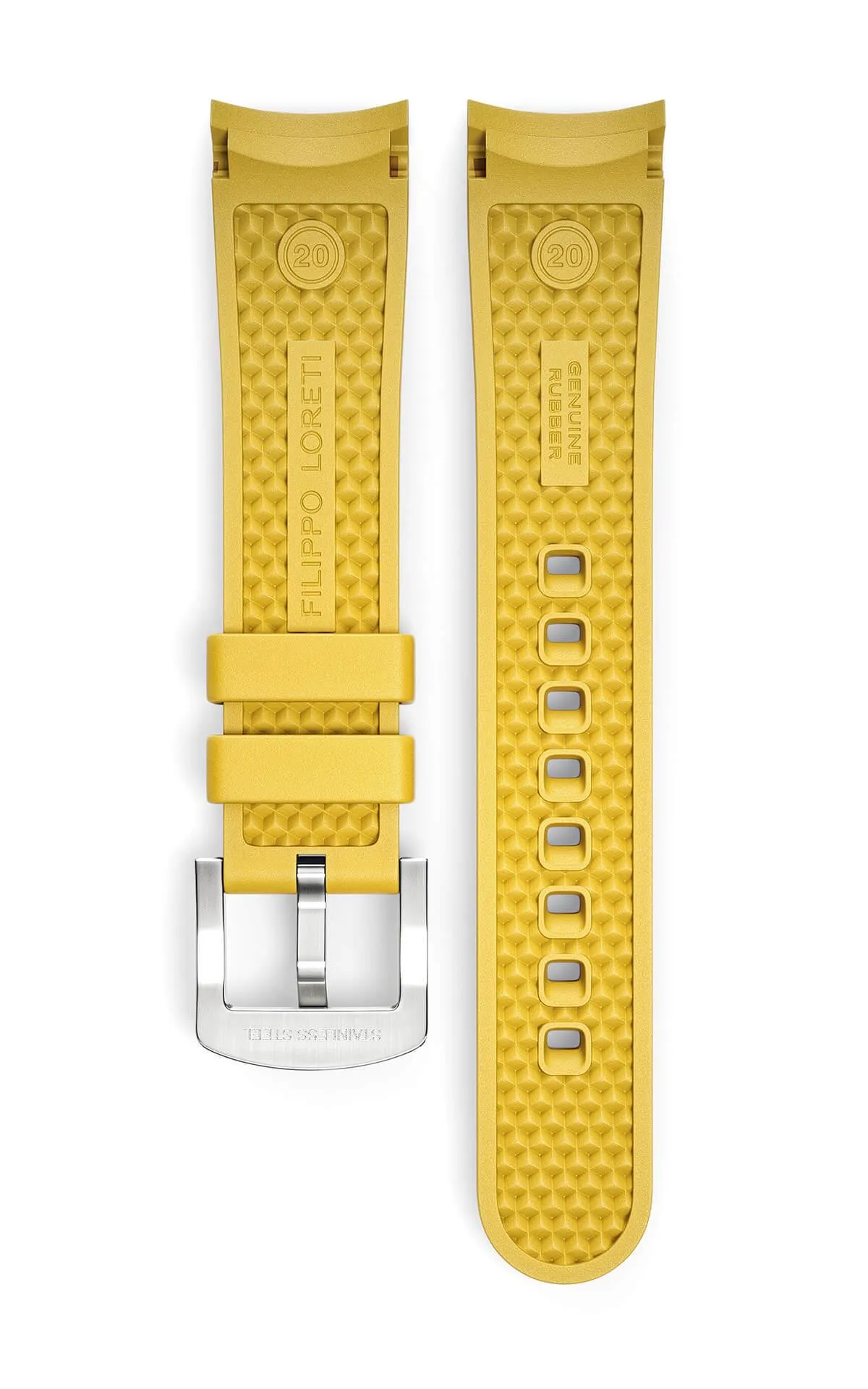 Yellow Rubber Strap